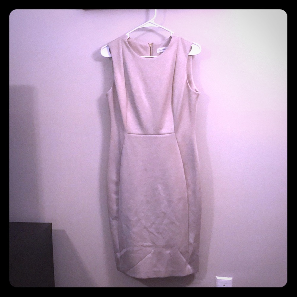Calvin Klein Women’s work dress size 8 taupe